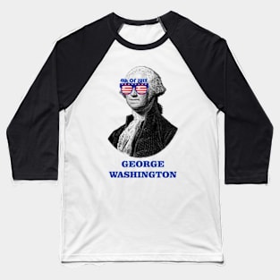 George Washington 4th Of July 03 Baseball T-Shirt